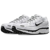 Nike P-6000 White-Black-Metallic Silver