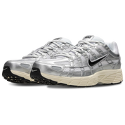 Nike P-6000 White-Black-Mtlc Silver
